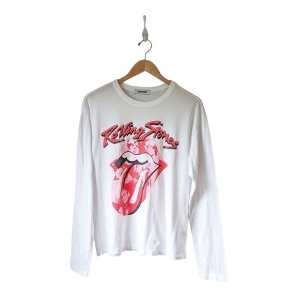 Free People Band T-shirt DAYDREAMER Revolve Rolling Stones Women's sz S NWOT - Picture 6 of 14